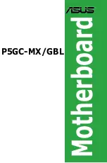 Preview for 1 page of Asus P5GC-MX GBL User Manual