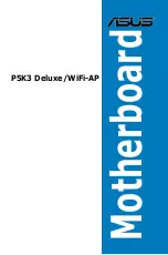 Asus P5K3 Deluxe (Japanese) User Manual preview