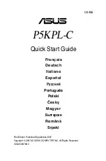 Asus P5KPL-C Quick Start Manual preview