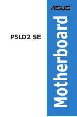 Preview for 1 page of Asus P5LD2 SE Installation Manual