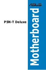 Preview for 1 page of Asus P5N-T Deluxe Owner'S Manual