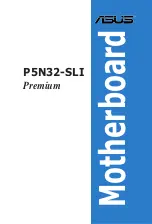 Asus P5N32-SLI Premium User Manual preview