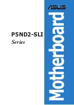 Asus P5ND2-SLI Deluxe Manual preview