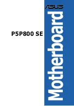 Asus P5P800 SE User Manual preview