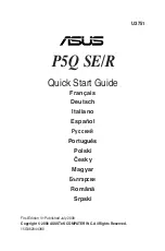 Preview for 1 page of Asus P5Q SE/R Quick Start Manual