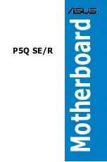 Asus P5Q SE/R User Manual предпросмотр