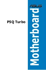 Asus P5Q Turbo - Motherboard - ATX User Manual preview