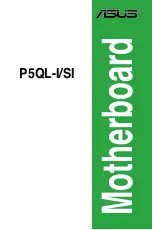 Asus P5QL-I SI User Manual preview