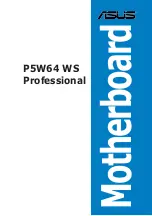 Preview for 1 page of Asus P5W64 WS Professional Installation Manual