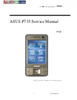 Preview for 1 page of Asus P735 Service Manual