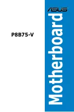 Asus P8B75-V User Manual preview