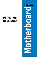 Asus P8P67 WS Revolution User Manual preview