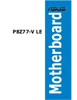 Preview for 1 page of Asus P8Z77-V LE V3 User Manual