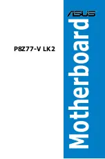 Preview for 1 page of Asus P8Z77-V LK2 User Manual