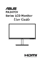 Preview for 1 page of Asus PA247CV Series User Manual