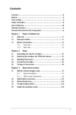 Preview for 3 page of Asus PA328QV Series User Manual