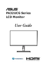 Preview for 1 page of Asus PA32UC-G User Manual