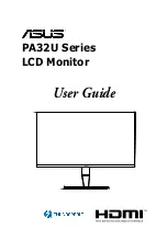 Preview for 1 page of Asus PA32UC User Manual