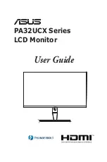 Asus PA32UCX Series User Manual предпросмотр