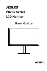 Предварительный просмотр 1 страницы Asus PB287 Series User Manual