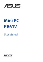 Asus PB61V User Manual preview