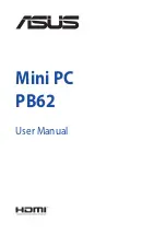 Preview for 1 page of Asus PB62 User Manual