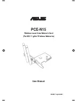 Preview for 1 page of Asus PCE-N15 User Manual