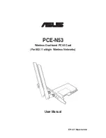 Asus PCE-N53 User Manual preview