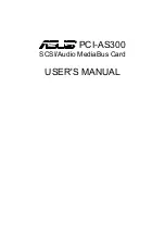 Asus PCI-AS300 User Manual preview