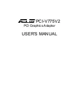 Asus PCI-V775V2 User Manual preview