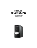 Asus Pedestal Server TS100-E4/PI2 User Manual preview