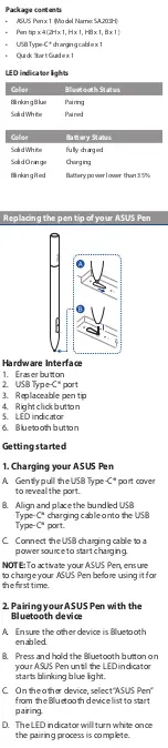 Preview for 2 page of Asus Pen 2.0 User Manual