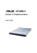 Preview for 1 page of Asus Pentium 4 1U Rackmount Server AP160R-S User Manual