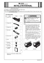 Предварительный просмотр 1 страницы Asus PK-519 Installation Manual