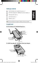 Предварительный просмотр 3 страницы Asus PL-AC56 Kit Quick Start Manual