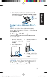 Предварительный просмотр 21 страницы Asus PL-AC56 Kit Quick Start Manual