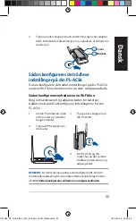 Предварительный просмотр 35 страницы Asus PL-AC56 Kit Quick Start Manual