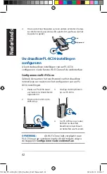 Предварительный просмотр 42 страницы Asus PL-AC56 Kit Quick Start Manual