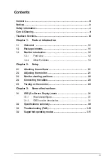 Preview for 3 page of Asus PQ22U Series User Manual