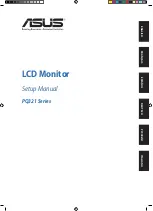 Preview for 1 page of Asus PQ321 Series Setup Manual