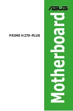 Preview for 1 page of Asus Prime H270-Plus User Manual