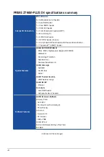 Preview for 8 page of Asus PRIME Z790M-PLUS D4 Manual