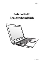 Preview for 1 page of Asus PRO5MSV (German) Benutzerhandbuch