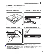 Предварительный просмотр 9 страницы Asus R1F Hardware User Manual