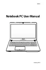 Preview for 1 page of Asus R501JR User Manual