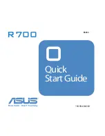 Preview for 1 page of Asus R700 Quick Start Manual