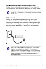 Preview for 73 page of Asus R701VB User Manual