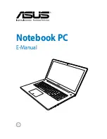 Preview for 1 page of Asus R750J E-Manual