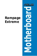 Preview for 1 page of Asus Rampage Extreme - Motherboard - ATX User Manual