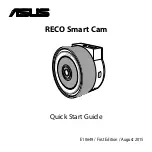 Preview for 1 page of Asus RECO Smart Cam Quick Start Manual